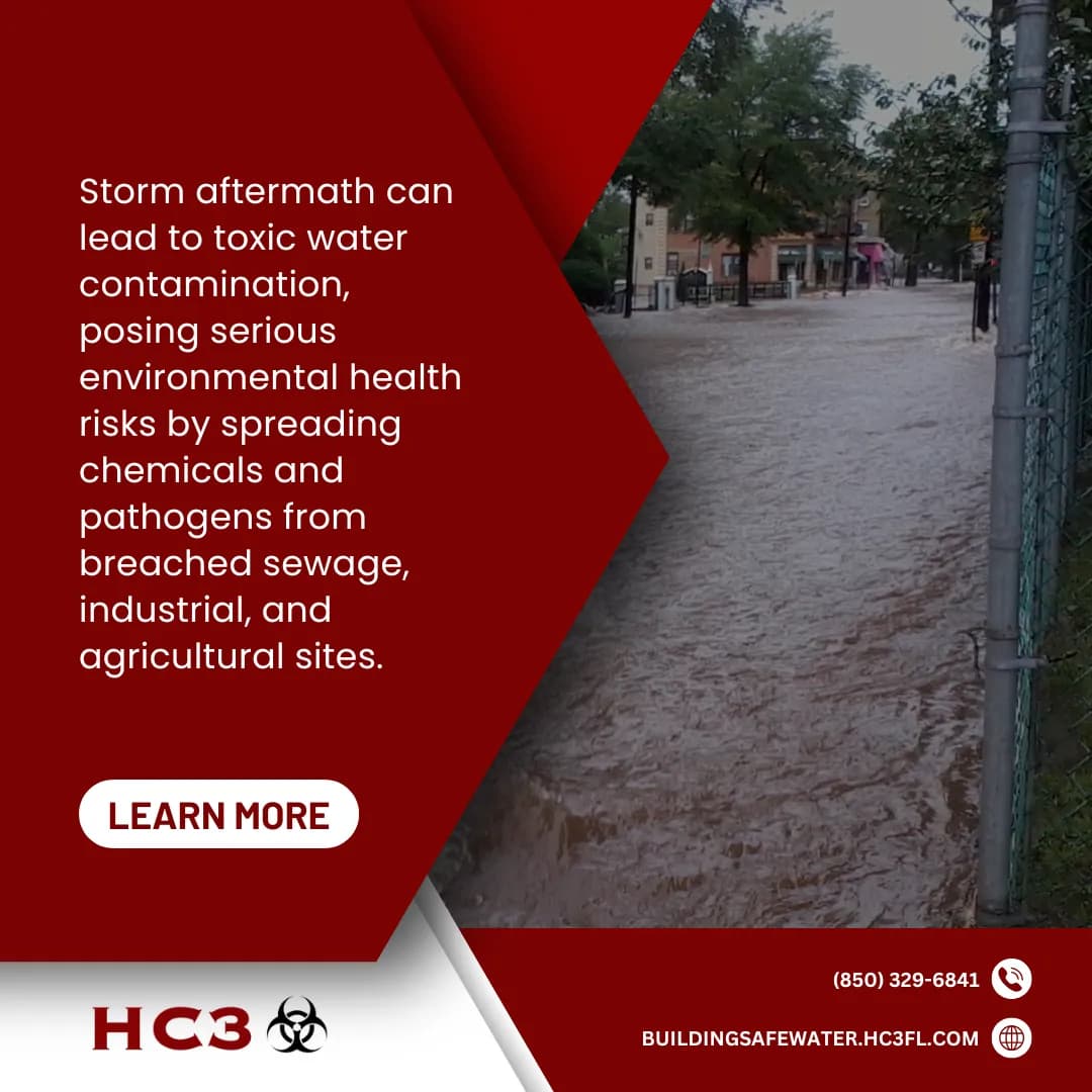 How Floodwaters Can Compromise Public Health — visual note 1