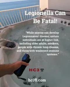 Understanding Contracting Legionnaires Disease From A Hot Tub - HC3FL